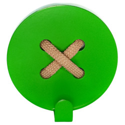 Настенный Крючок Glozis Button Green